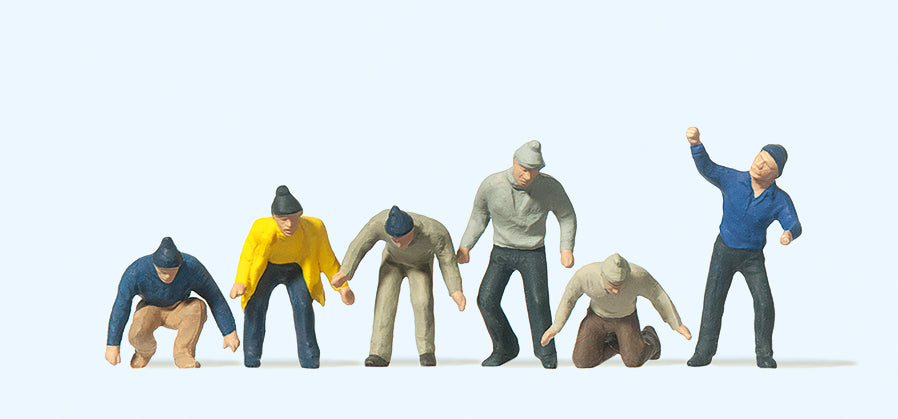 Preiser Workers (6) Standard Figure Set PR14064