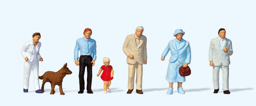 Preiser Passers By (7) Standard Figure Set PR14089