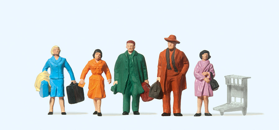 Preiser Passengers (5) Standard Figure Set PR14104