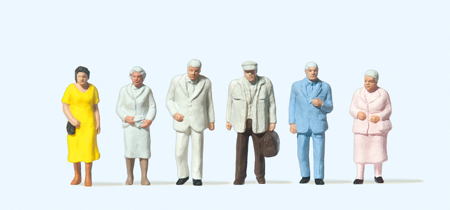 Preiser Passers By (6) Standard Figure Set PR14116