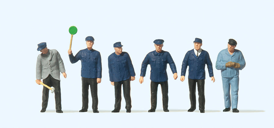 Preiser German Railway Staff Era III (6) Standard Figure Set PR14118