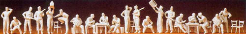 Preiser German Reich 1935-45 Tank Crew (20) Kit PR16500