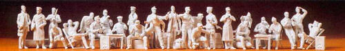 Preiser German Reich 1935-45 Pilots/Ground Crew (26) Kit PR16502
