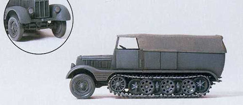 Preiser German Reich 1939-45 Half Track Vehicle 3 Kit PR16538