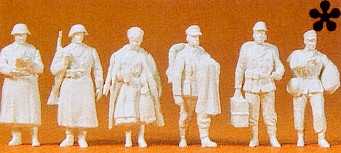 Preiser German Reich 1939-45 Home Leave (6) Kit PR16542
