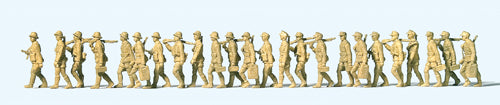 Preiser German Reich 1941-43 Africa Corps Marching (24) Kit PR16626