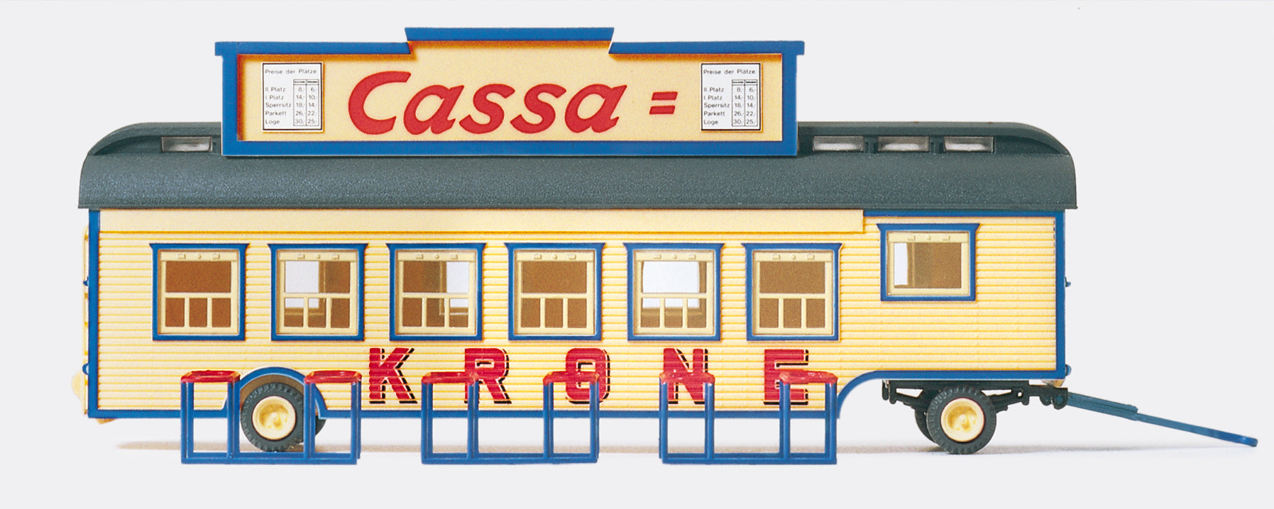 Preiser Circus Krone Cashiers Trailer PR21031