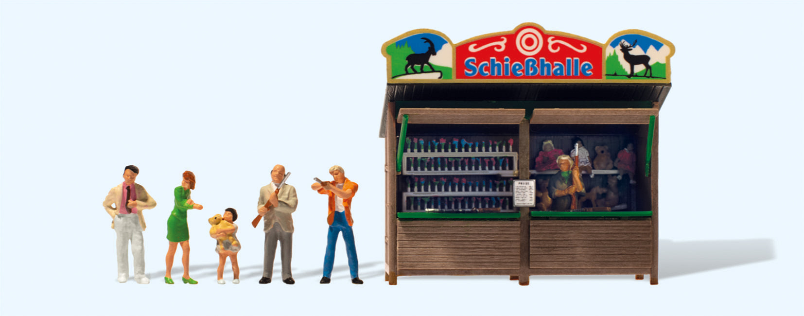 Preiser Funfair Shooting Gallery 75th Anniversary Set PR24694
