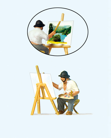 Preiser Landscape Painter Figure PR28050