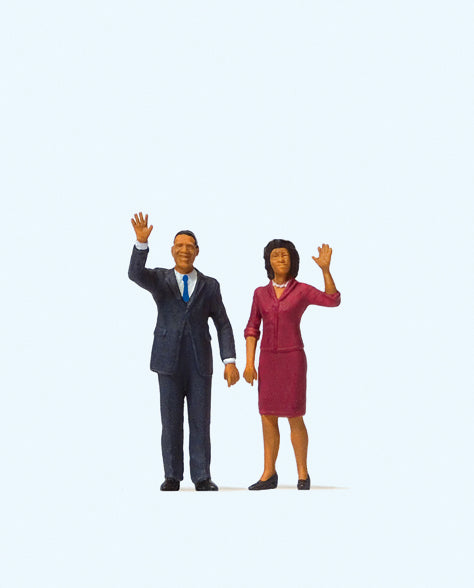 Preiser President Obama and the First Lady Figure PR28144