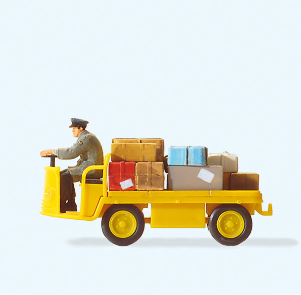 Preiser Electric Post Vehicle with Driver (Era III) Figure PR28146