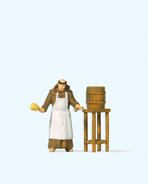 Preiser Friar Tapping Beer Figure PR28218
