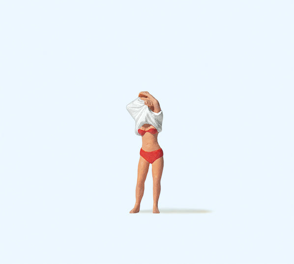 Preiser Female Lifeguard Ready for Action Figure PR28258