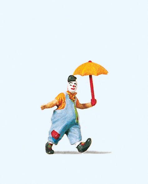 Preiser Clown with Umbrella Figure PR29001