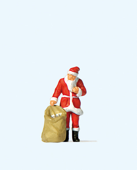 Preiser Santa Claus with Sack of Gifts Figure PR29027