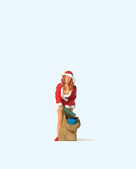 Preiser Christmas Girl with Sack of Gifts Figure PR29028