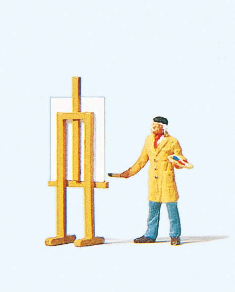 Preiser Artist with Easel Figure PR29058