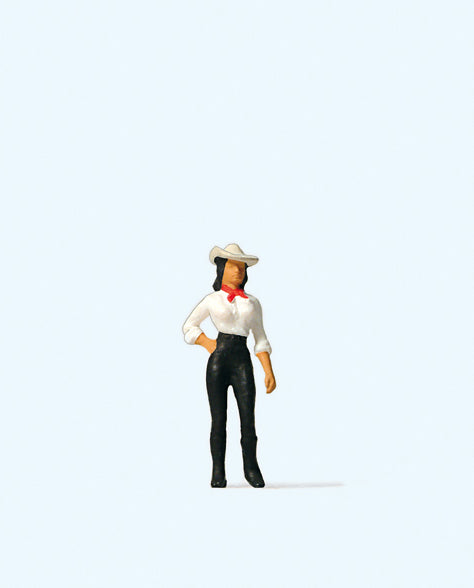 Preiser Cowgirl Figure PR29064
