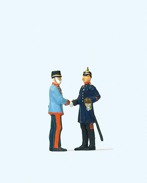 Preiser King Wilhelm II/King Franz Joseph Figure PR29085