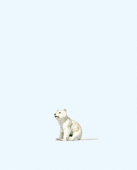 Preiser Polar Bear Cub Figure PR29500
