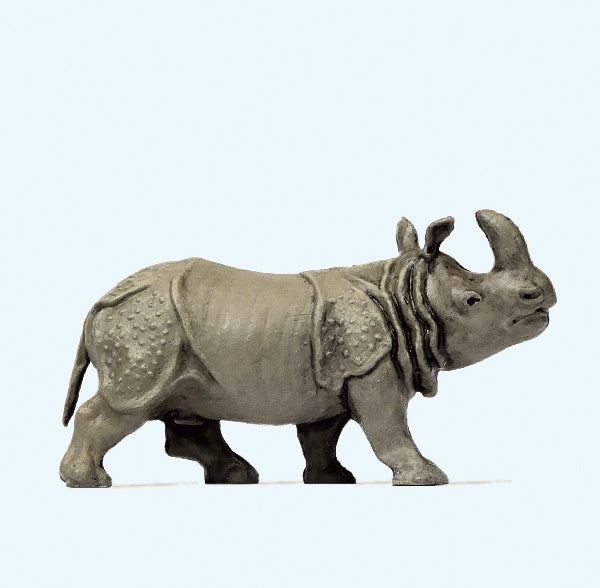 Preiser Indian Rhinoceros (Head Up) Figure PR29501