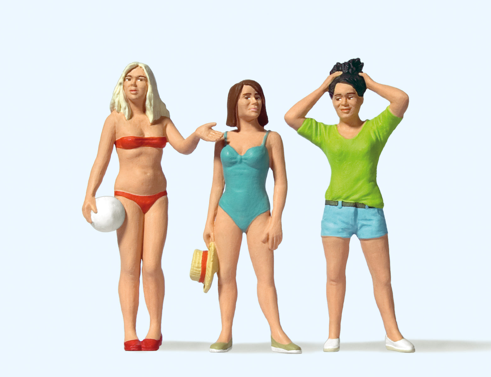 Preiser Girls in the Garden (3) Figure Set PR44910