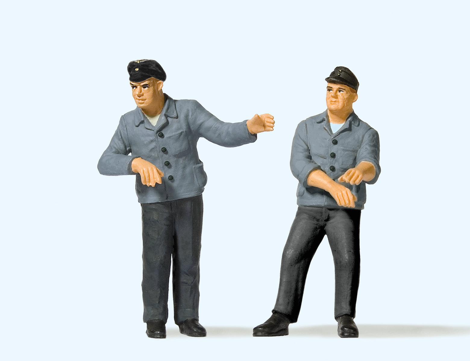 Preiser Engine Driver and Fireman Figure Set PR44919