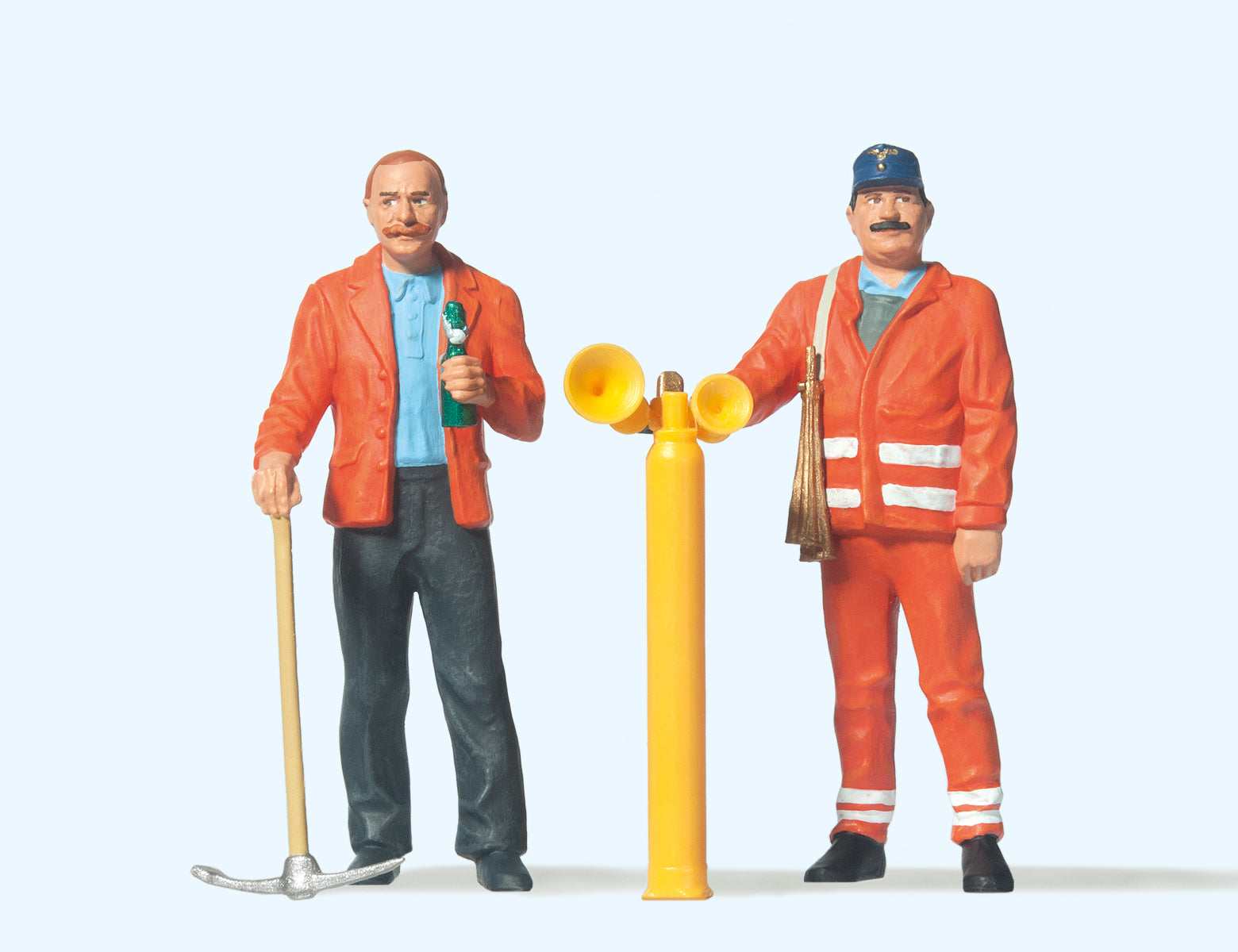 Preiser Track Worker and Safety Guard Figure Set PR45005
