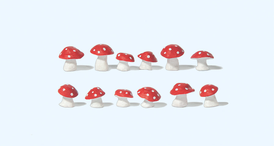 Preiser Toadstools (12) Figure Set PR45241