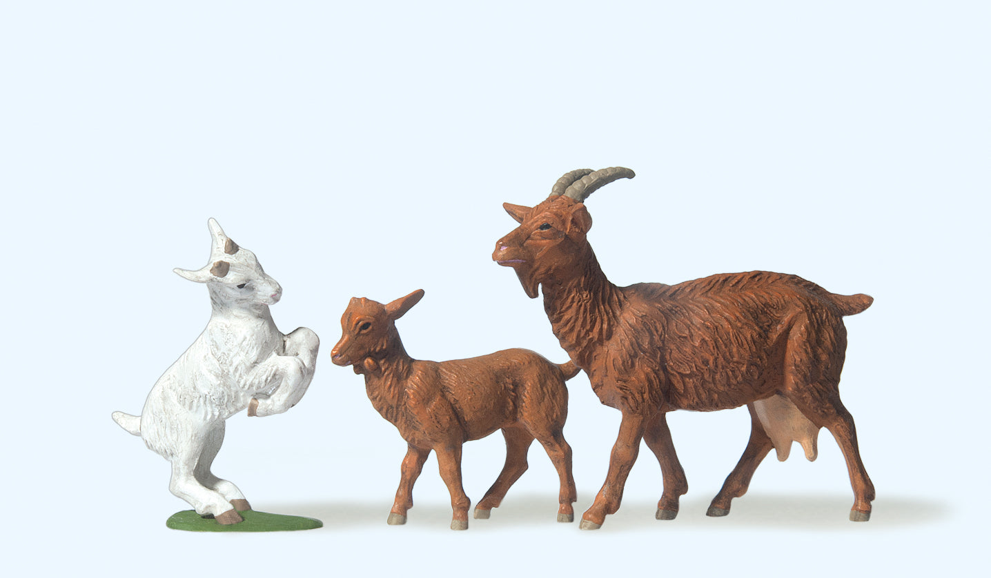 Preiser Goat and Kids (2) Figure Set PR47041