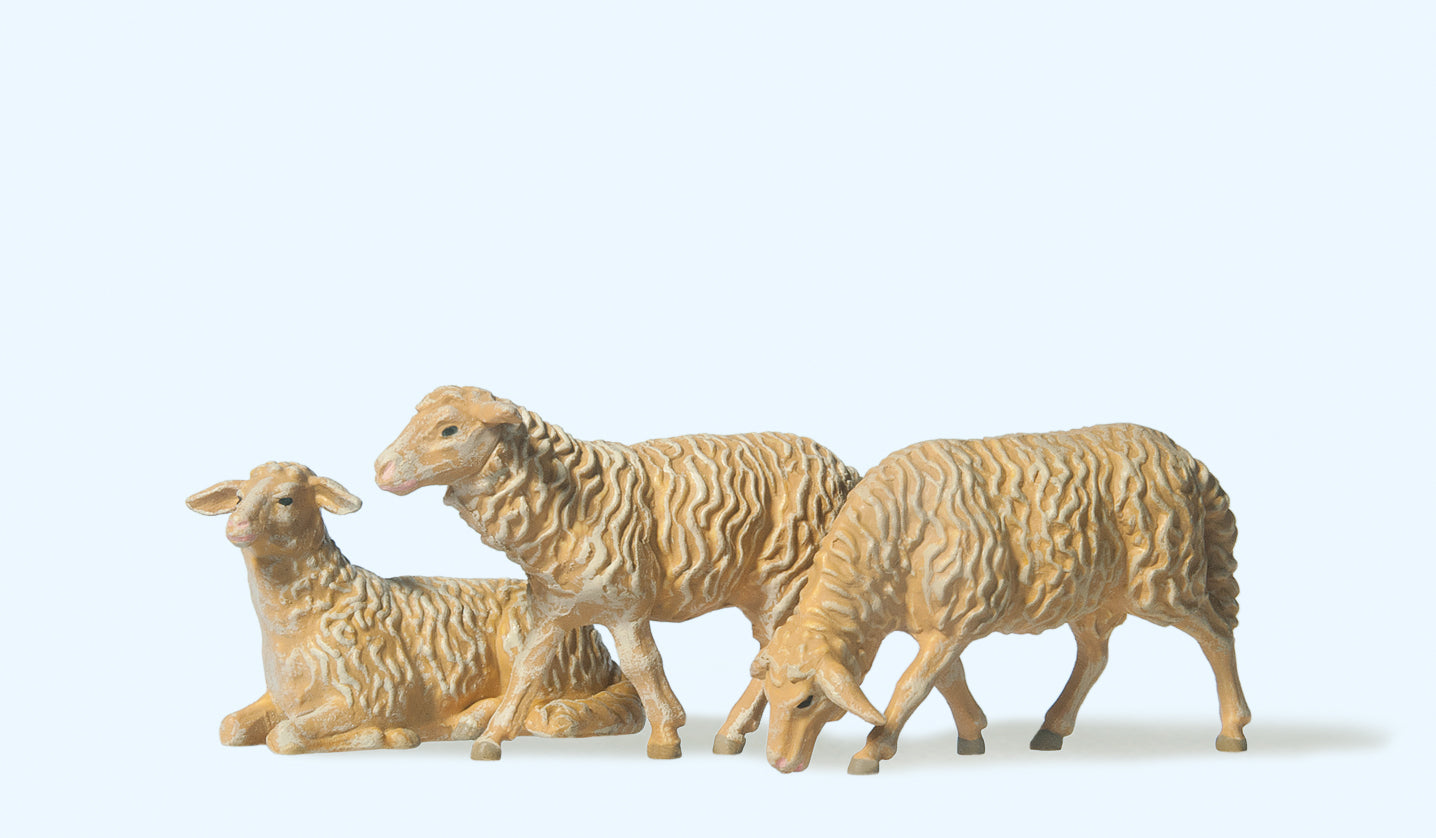 Preiser Sheep (3) Figure Set PR47057