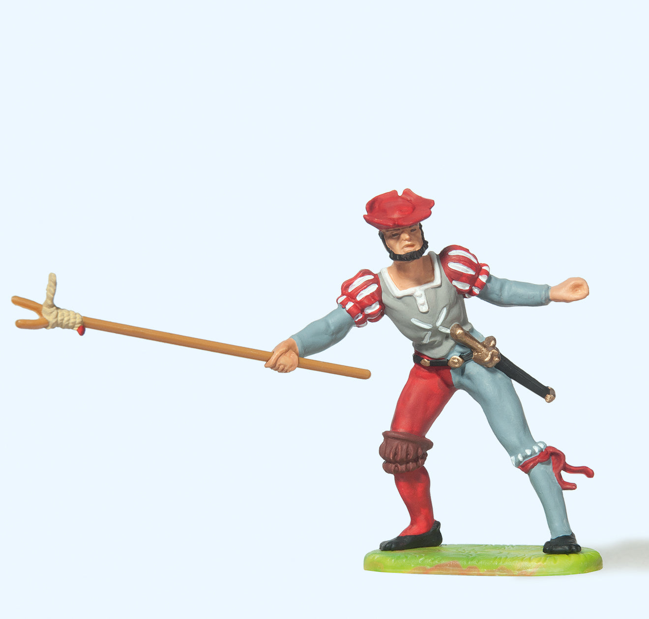 Preiser Mercenary Bondsman with Fuse Pike Figure PR52316
