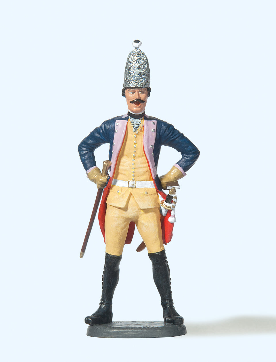 Preiser Prussian (1756) 7 NCO Standing Grenadier Figure PR54120