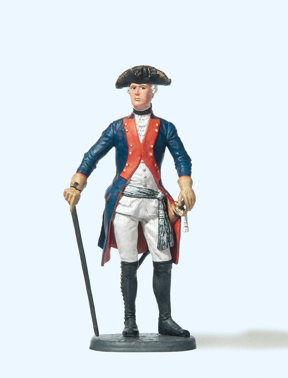 Preiser Prussian (1756) 38 Officer Standing Figure PR54123