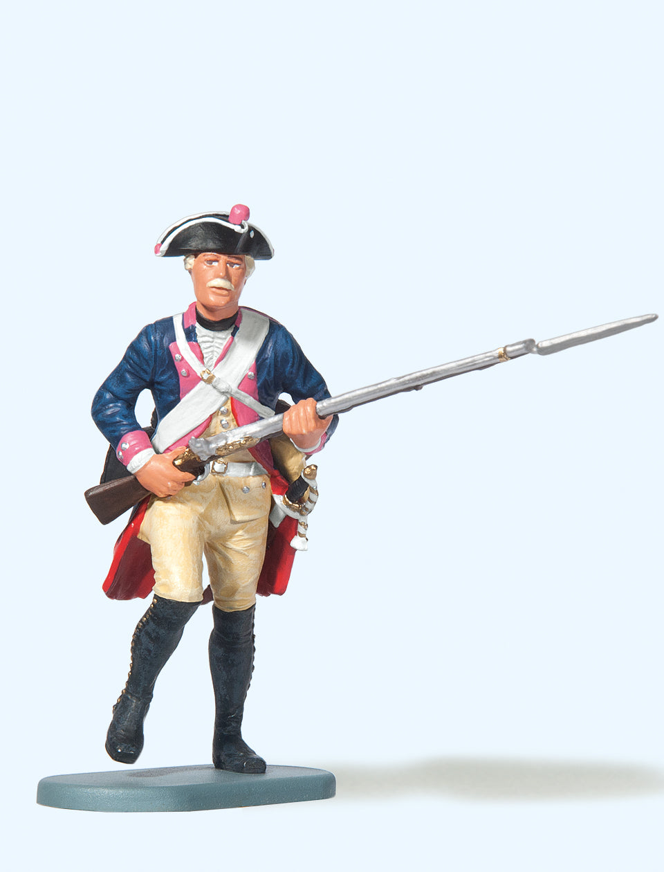 Preiser Prussian (1756) 7 Musketeer Storming Figure PR54137