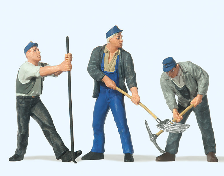 Preiser Track Workers (3) Figure Set PR63056