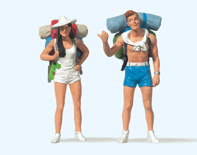 Preiser Hitchhikers (2) Figure Set PR63073