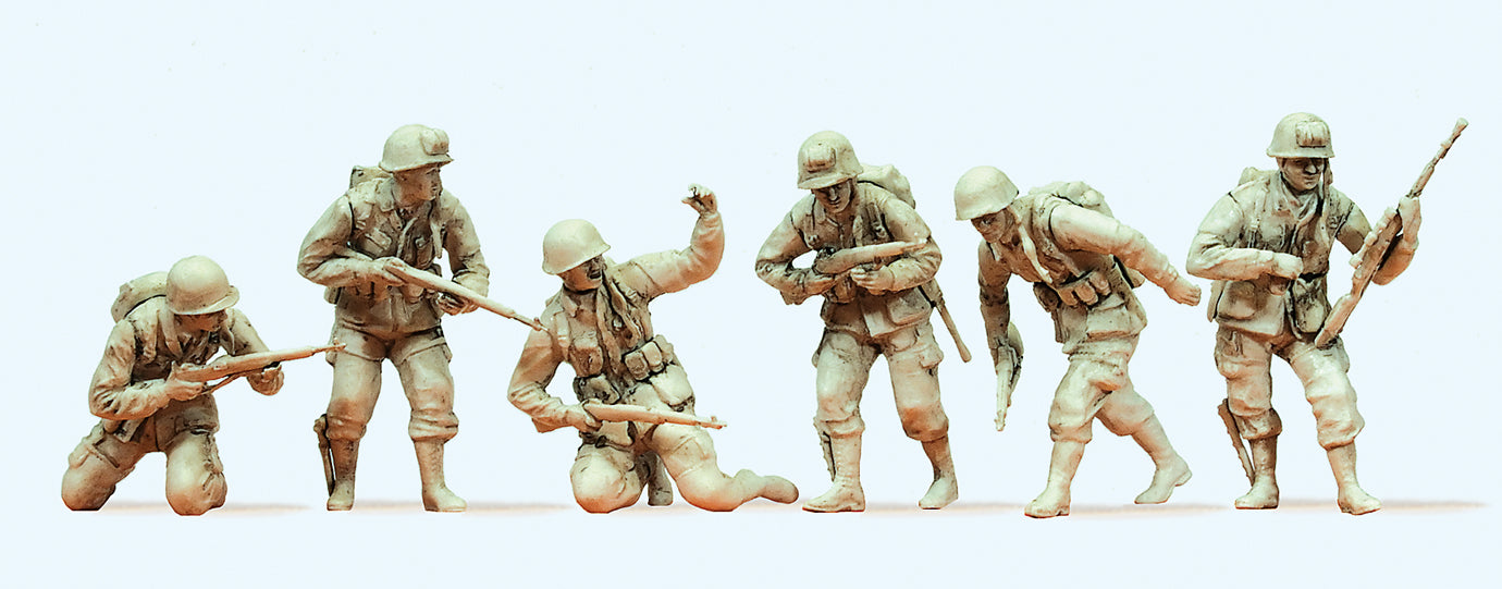 Preiser US Airborne Troops D Day 1944 (6) Kit PR64018