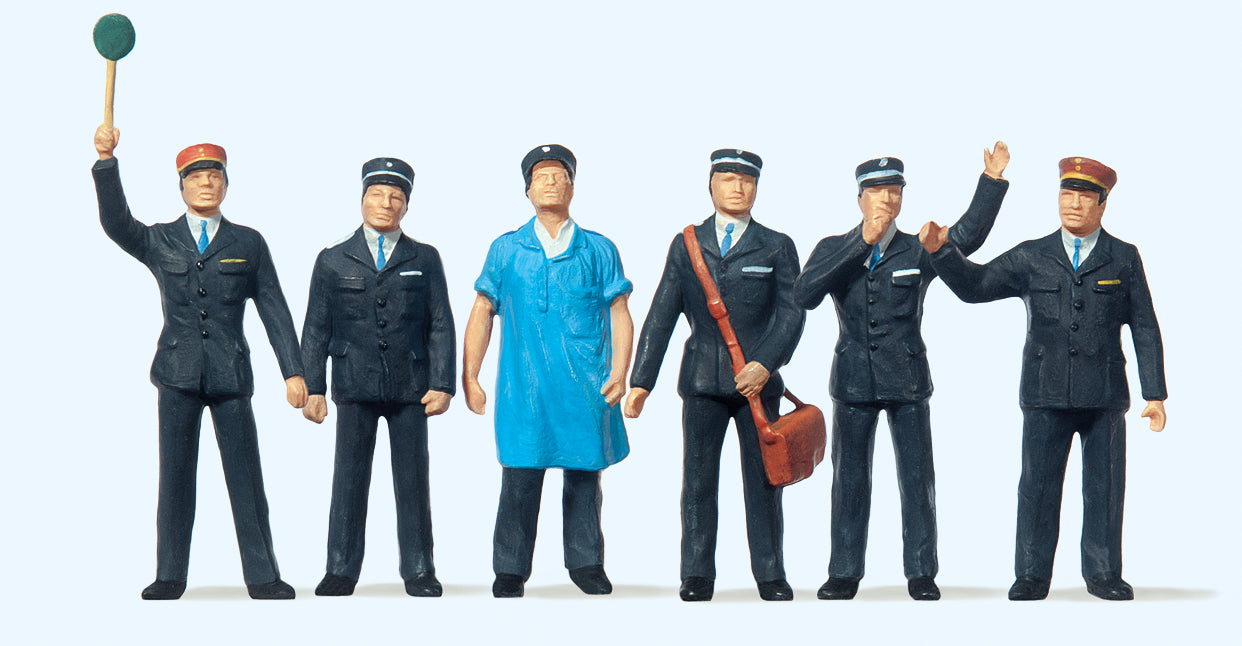 Preiser Swiss Railway Personnel (6) Figure Set PR65304