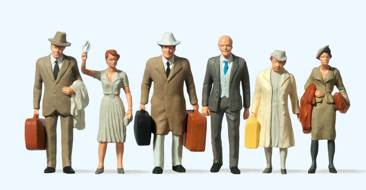 Preiser Passengers (6) Figure Set PR65317