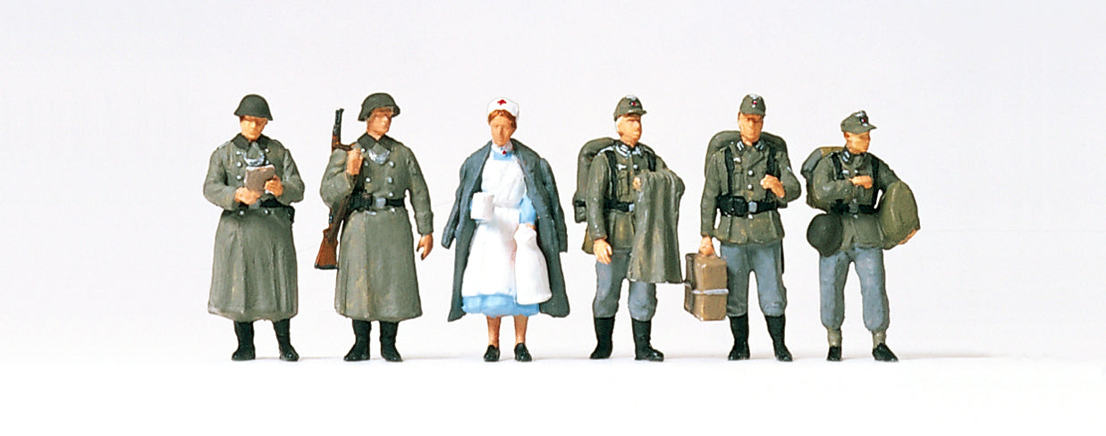 Preiser German Reich 1939-45 On Home Leave (6) Kit PR72521