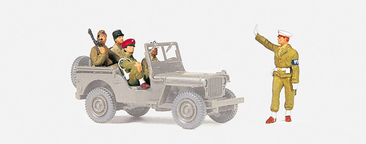 Preiser Military Police Vienna 1945 (5) Kit PR72529