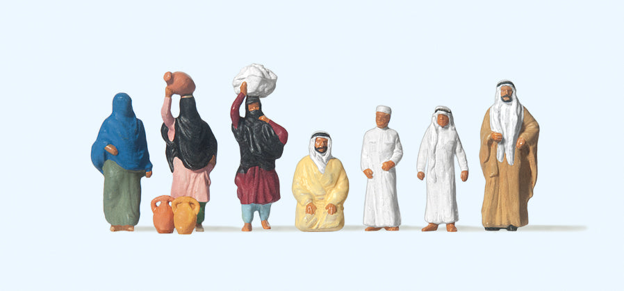 Preiser Arabs (7) Figure Set PR74004