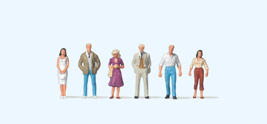 Preiser Passers By (6) Figure Set PR75007