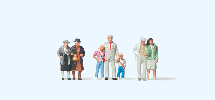 Preiser At the Shops (7) Figure Set PR75011