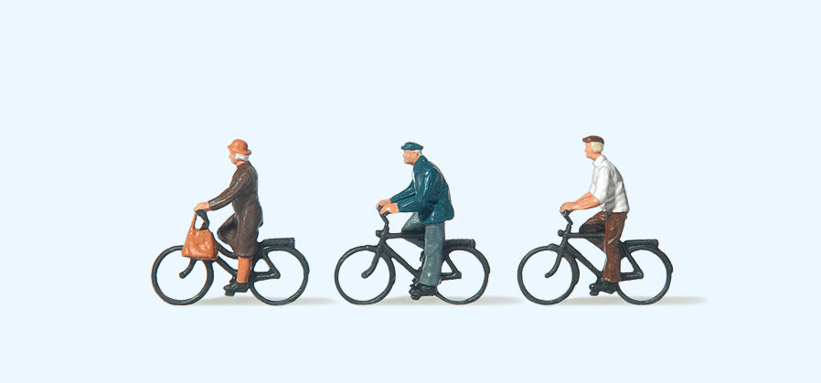 Preiser Cyclists (3) Figure Set PR75013