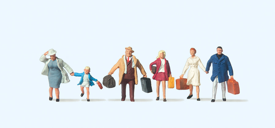 Preiser Family Krause on Journey (6) Figure Set PR75015