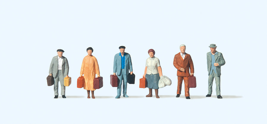 Preiser Passengers (6) Figure Set PR75028