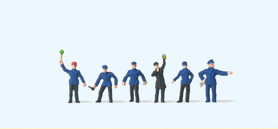Preiser Railway Personnel (6) Figure Set PR79010