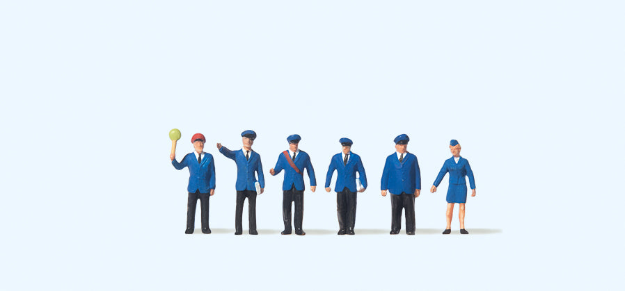 Preiser Railway Personnel (6) Figure Set PR79011